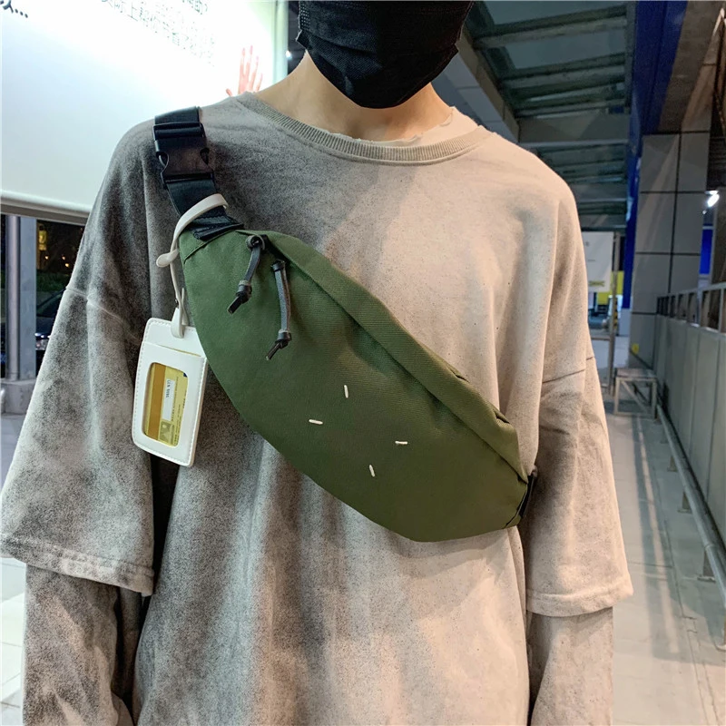 Холщовый поясной кошелек для мужчин и женщин забавные стильные бананки дорожные