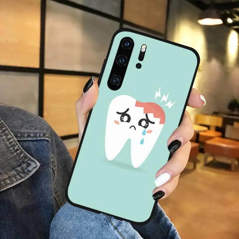 

NEW ARRIVAL Dental Definitions tooth Phone Cases Funda For Huawei P9 P10 P20 P30 Lite 2016 2017 2019 plus pro P smart