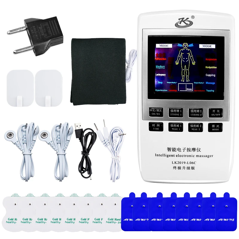 Электронный импульсный массажер десятки корпус иглоукалывания массаж