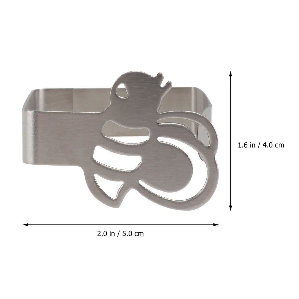 

8Pcs Kitchen Non-skid Tablecloth Clamp Adjustable Tablecloth Clamp Silver