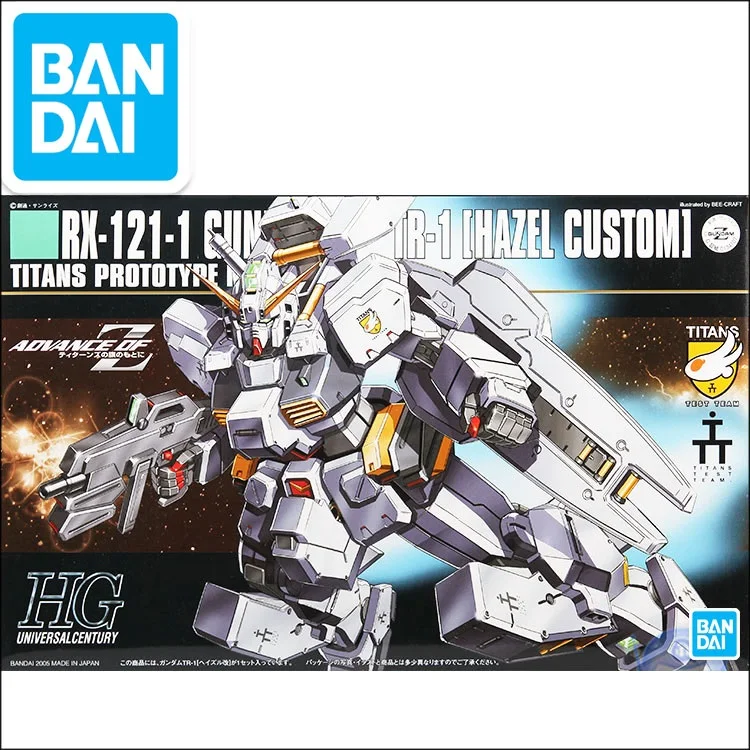Оригинальный Gundam HG 1/144 модель RX 121 1 желто пользовательские TR мобильный костюм