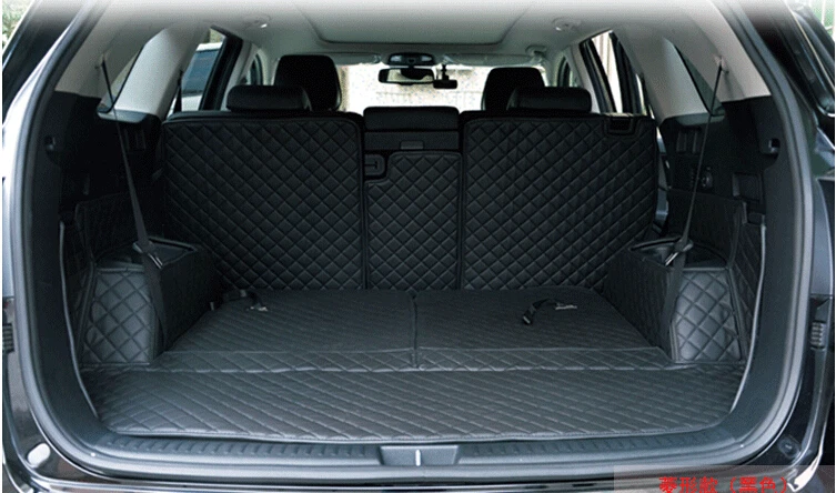 

No Odor Customized Full Covered Pu Leather Waterproof Cargo Rugs Non Slip Carpets Car Trunk Mats for KIA Sorento 7seats