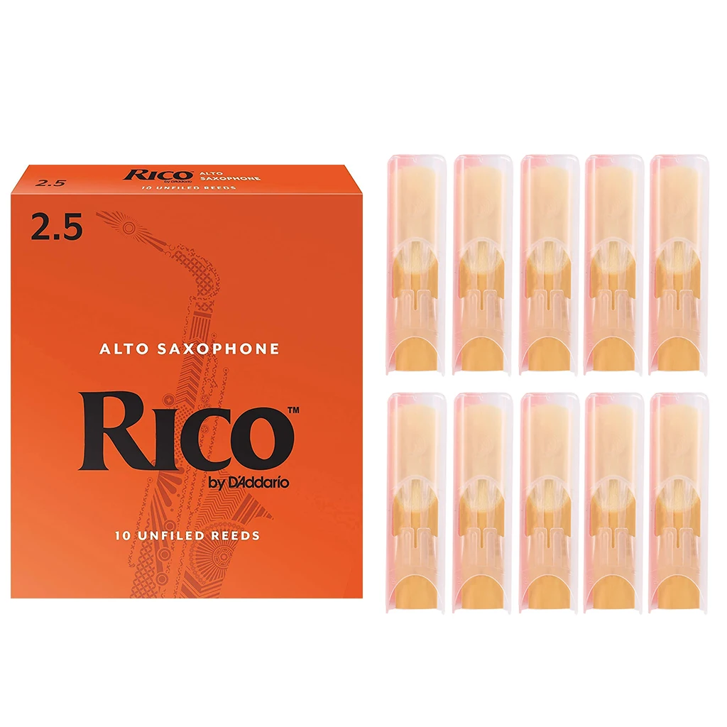 LOMMI Alto Sax Saxophone Reeds RICO REEDS Alto Saxphone 10 Reeds Eb Alto Sax Classic Eb Alto Sax Classic By D'Addario Accessory