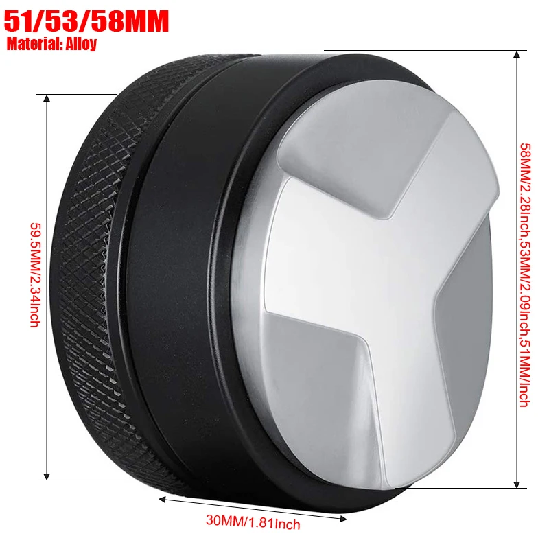 Кофейный молоток 51/53/58 мм для порошка кофе аксессуары Cofa 304 нержавеющая сталь 350 мл