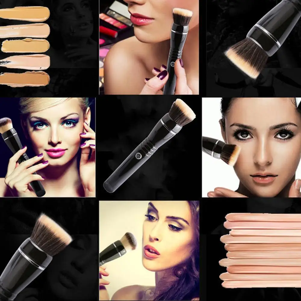 Электрическая щетка Автоматическая волоконная шерсть кисть для нанесения румян