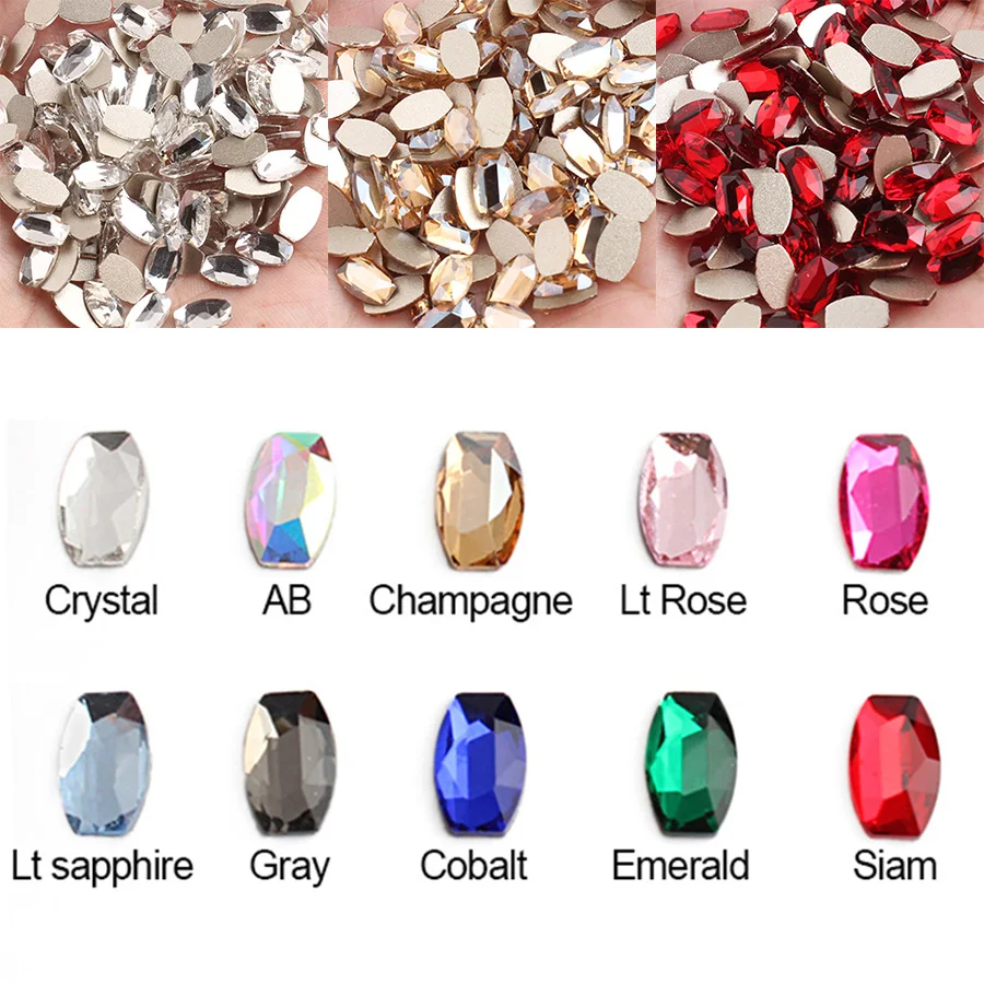 Новый хлеб 3D Стразы украшения для ногтей хрустальные драгоценные камни