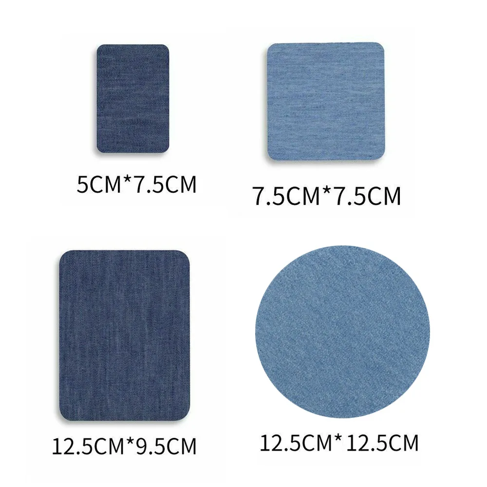 

Iron on Patches Sew On Denim Cotton Patches Denim Patches Sticker with Sewing With High-quality New