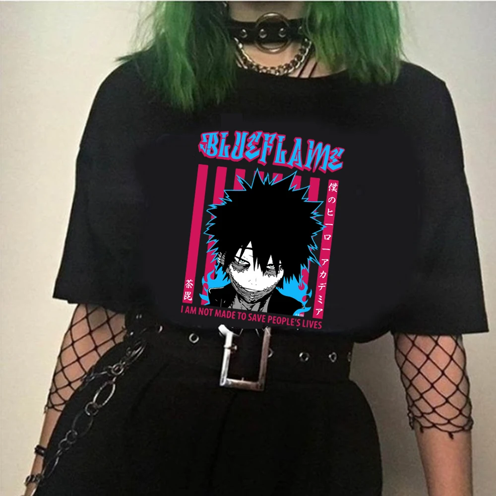 

Лидер продаж 2021, футболка с аниме «Моя геройская Академия», мужские милые летние топы, футболка в стиле Харадзюку, Мужская футболка