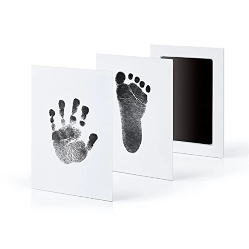 

Baby Footprints Handprint Ink Pads Safe Non-toxic Ink Pads Kits for Baby Shower Baby Paw Print Pad Foot Print Pad Inkless