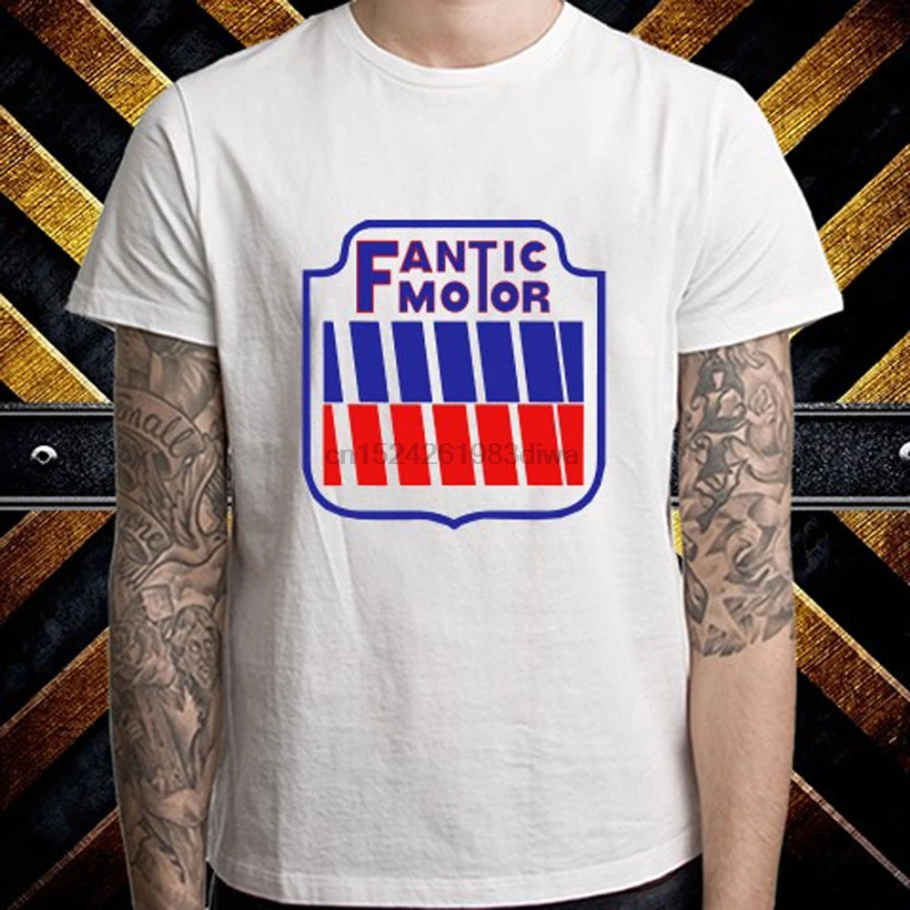 

New Fantic Motor Racing Sporter Logo Men White T-Shirt Size S to 3XL Free shipping newest Fashion Classic Funny Unique gift