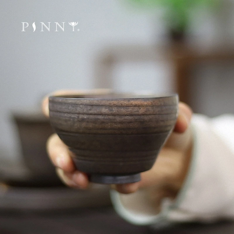 Пинни Ретро Ржавчина глазурь хост чайные чашки ручной работы фарфоровые