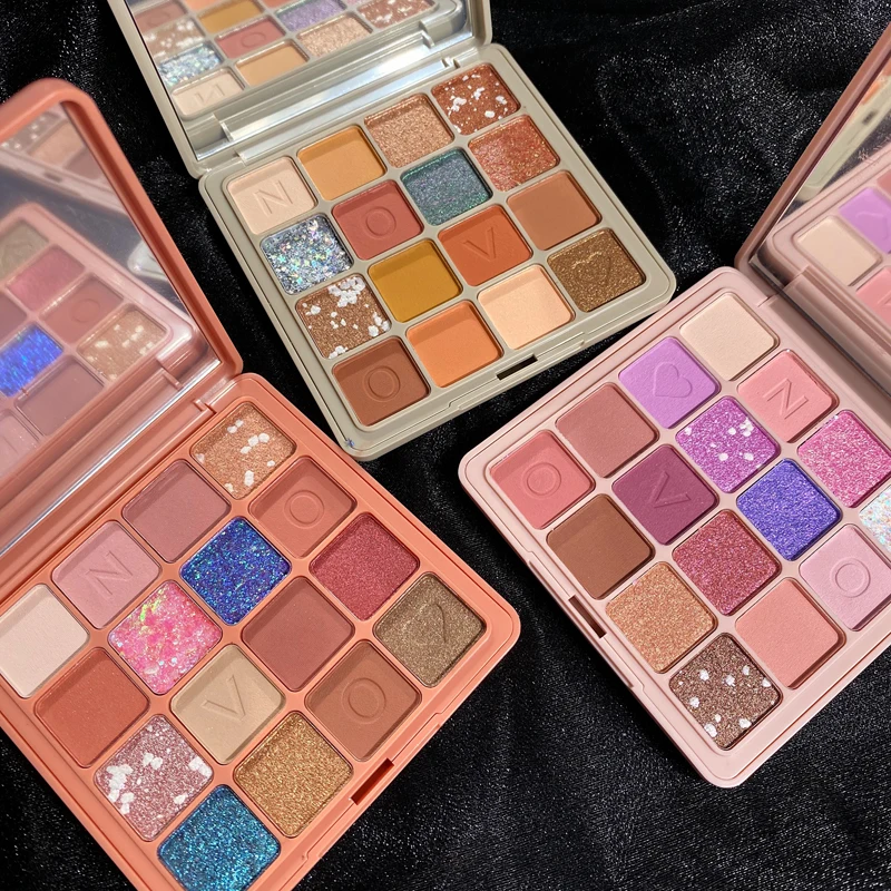 

16 Color Glitter Shimmer Matte Eyeshadow Palette Pigmented Metallic Diamond Shiny Eye Shadow Pallete Makeup Palette Cosmetic