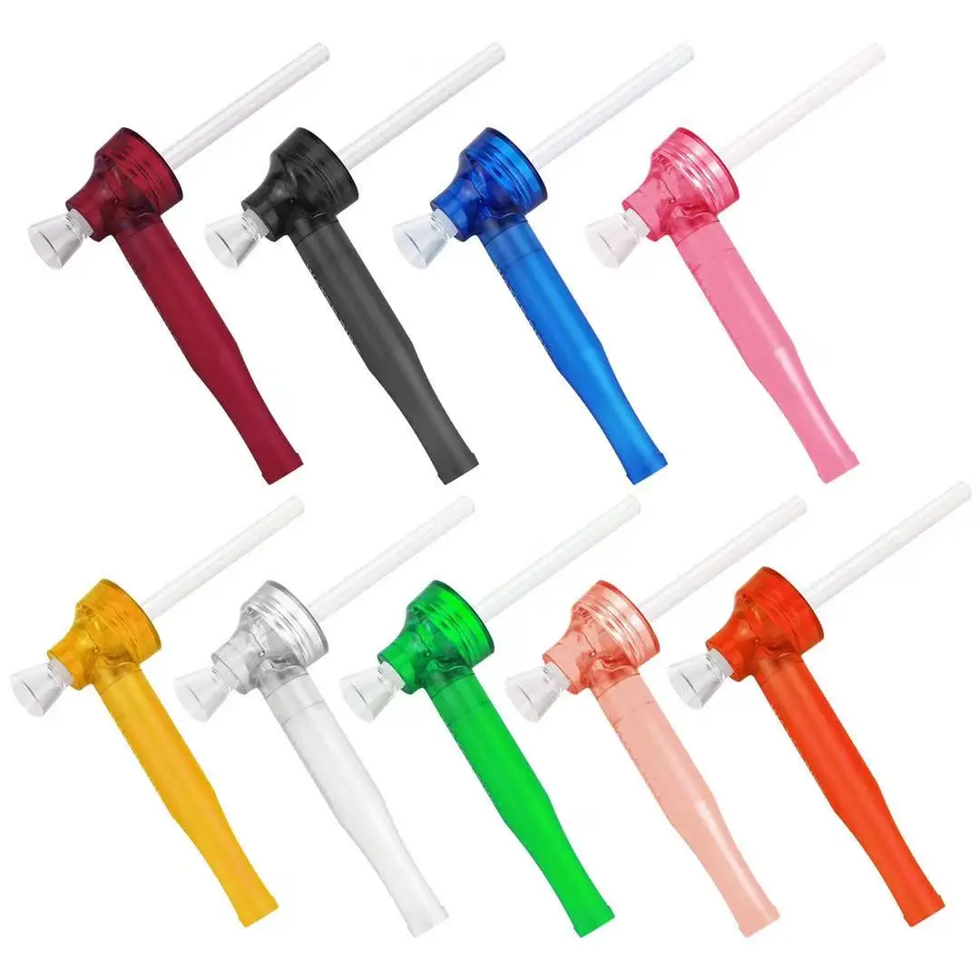 

Custom High Quality Top Portable Puff Water Hookah Pipe Screw On Bottle Converter On The Go 9 Color Water Hookah Straw