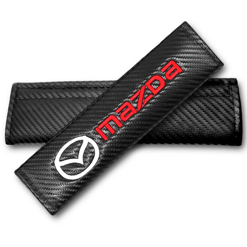 

2PCS Car Styling Seat Belt Cover Seat Belt Shoulder Guard For Mazda 2 6 CX5 Atenza CX7 CX-9 CX-3 CX-4 CX-8 MX5 Auto Accessories