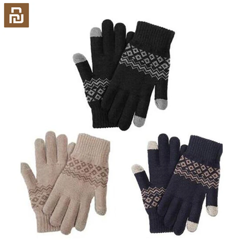 

Youpin FO Finger Screen Touch Gloves Winter Warm Wool Gloves For iphone 6s Xiaomi Touch Screen Phone Tablet Cash Machine gift