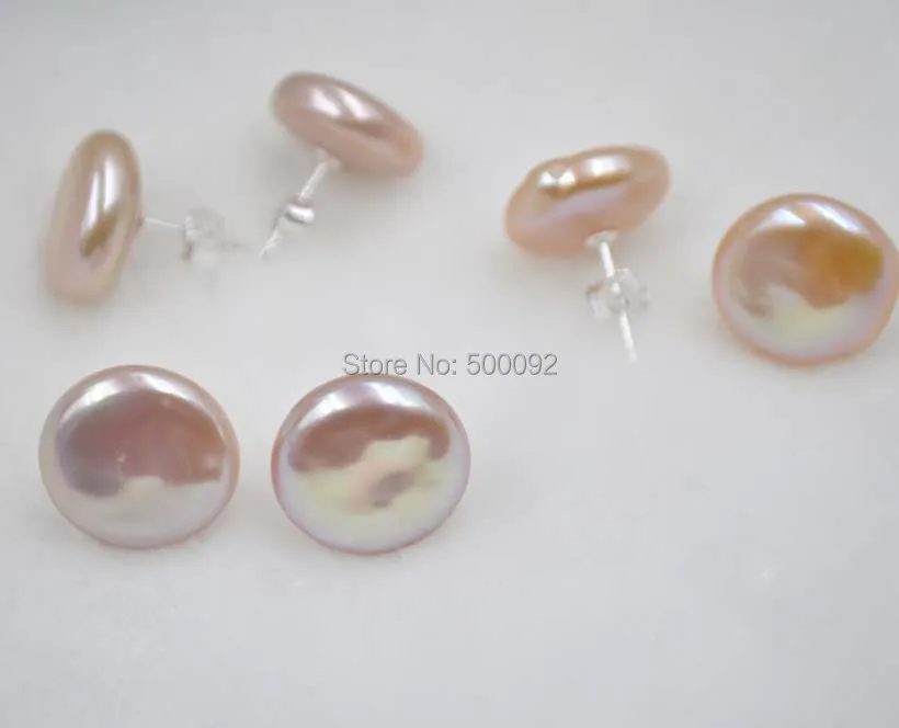 Серьги-гвоздики с искусственным жемчугом 15 мм | Украшения и аксессуары