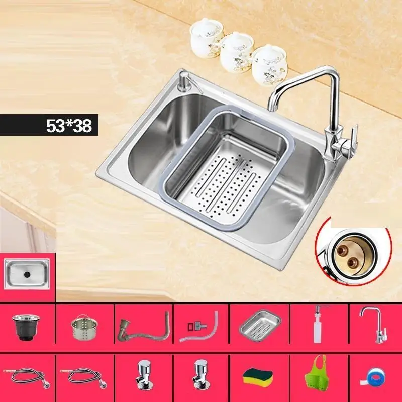 Tarjas Para Cocina Lavello портативная кухонная раковина из нержавеющей стали Lavabo Cuba Pia Cozinha Fregadero для мытья овощей