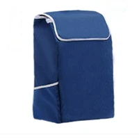 newest portable thicken double layer oxford cloth anti rain coating shopping cart bag wear resistant cart accessories