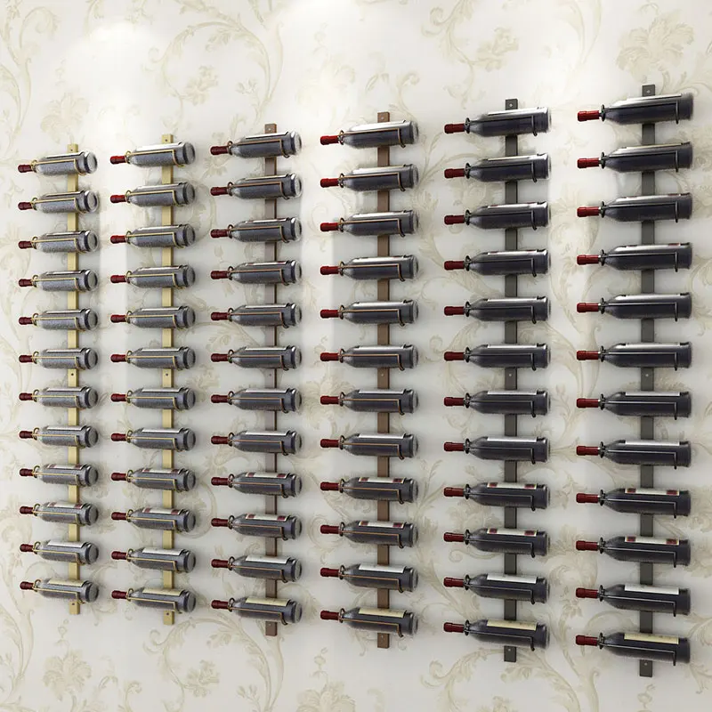 Современный Железный настенный держатель для вина простой подвесной железный