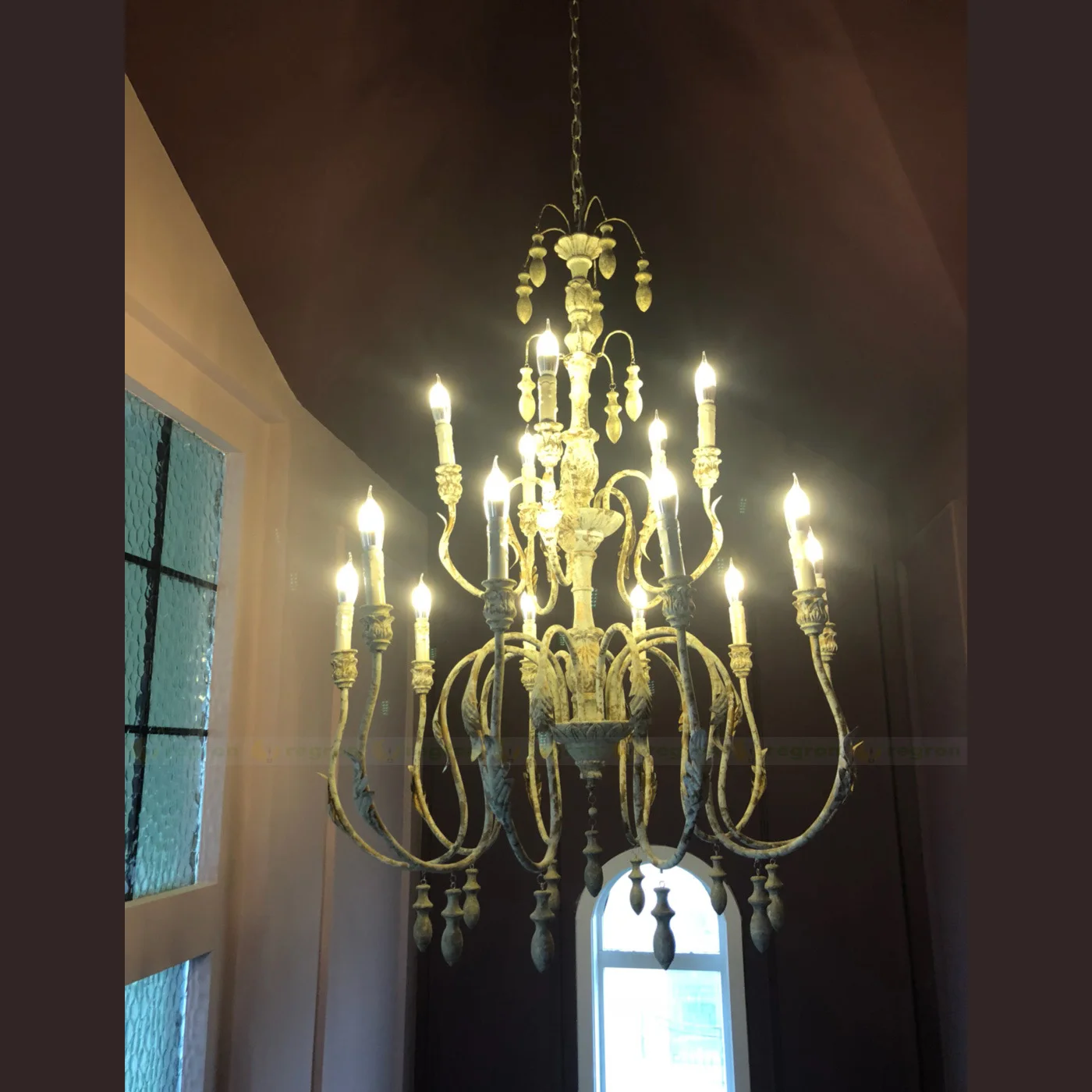 Французская деревенская люстра для гостиной лампа европейский стиль столовой