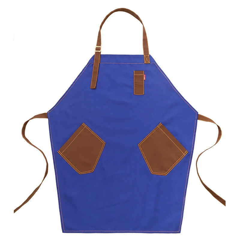 

Senyue fashion Lady Women Men Adjustable denim menswear Kitchen Apron For Cooking Baking Restaurant Custom LOGO