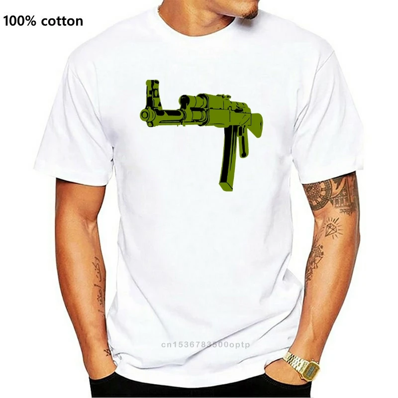

New Funny Kalashnikov Ak-47 Tshirt Men Cotton Men And Women T Shirts Round Collar Clothes