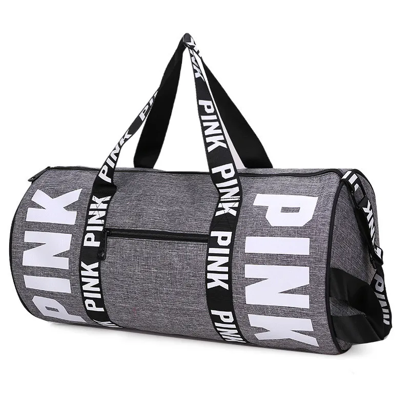 Outdoor Waterproof Nylon Sports Gym Bags Men Women Training Fitness Travel Handbag Yoga Mat Sport Bag with shoes Compartment