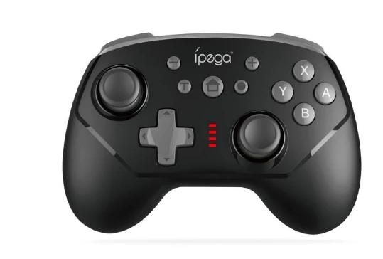 black IPEGA PG-9162Y Мини Bluetooth игровой контроллер беспроводное проводное соединение поддерживает турбо 6-осевой гироскоп для N-Switch - Цвет: black