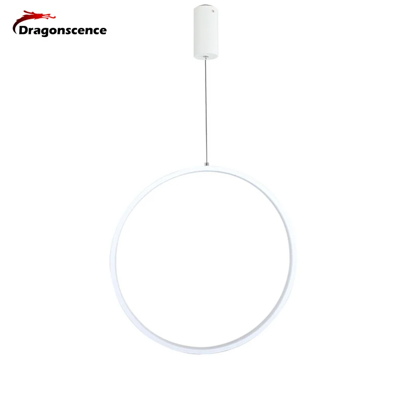 

Dragonscence Modern LED Chandelier Lights round ring Circle Pendant Lamp Home For Living Room Lighting Indoor Fixture