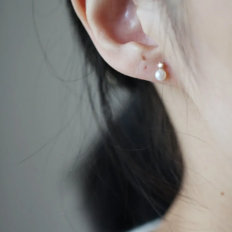 9K твердая Золотая капля жемчужная подвеска ювелирное изделие Минимальный