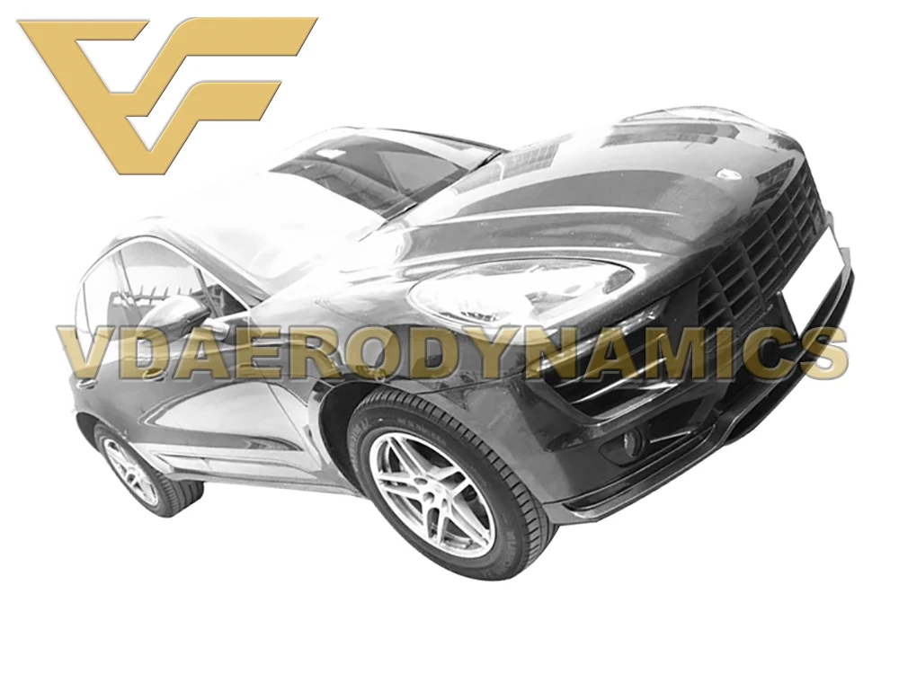 Подходит для 14 18 Porsche Macan VAD LT комплект корпуса переднего бампера из углеродного