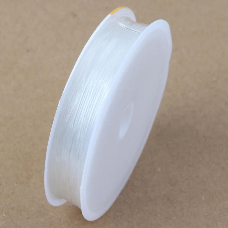 Прозрачная эластичная Хрустальная леска в 1 Рулоне шнур для бисероплетения нить