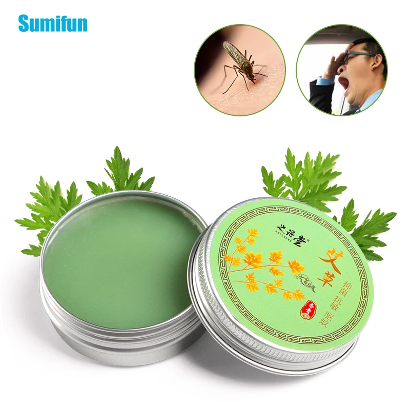 

20g Skin Problems Treatment Anti-mosquito Warmwood Ointment Chinese Medical Cooling Oil Refresh Anti Motion Itching Herbal Cream
