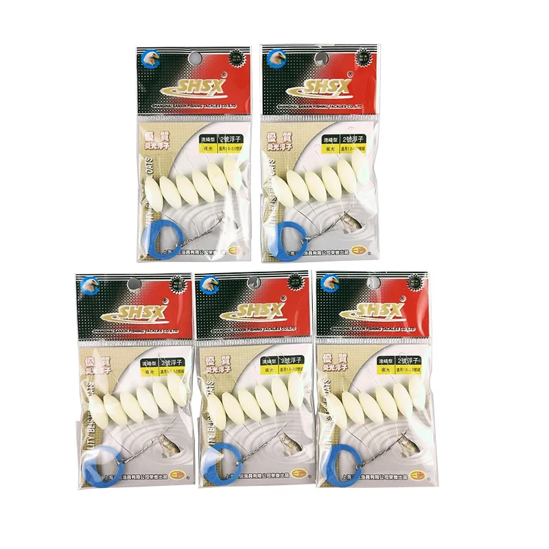 5 упаковок/партия светящийся поплавок для рыбалки 000 # #|Поплавки рыбалки| |