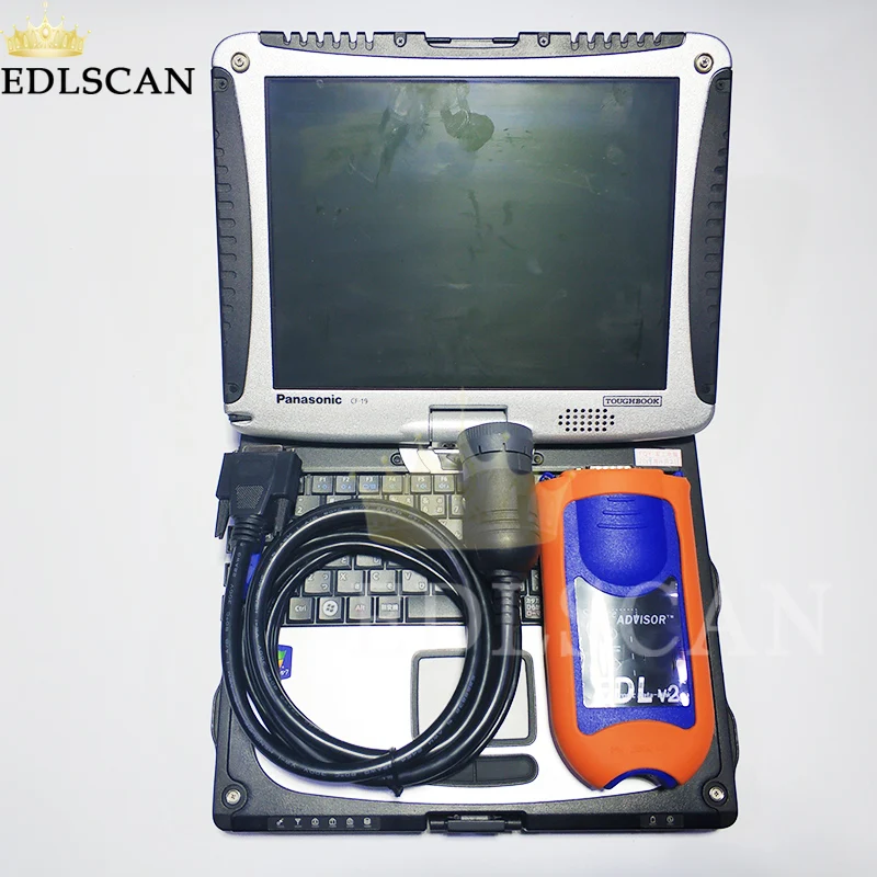 JD EDL V2 with CF19 EDLSCAN сельскохозяйственные шины диагностический сканер с Услуги Advisor 4,2 для JohnDeer JD жнвлп V2 - Цвет: JD EDL V2 with CF19