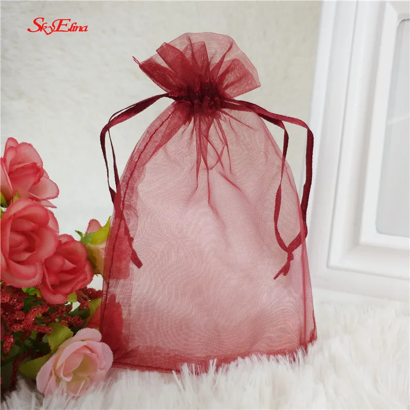 10*15cm/11*16cm Gauze Lace Gift Bags Jewelry Parcel Packaging Accessories Wedding Party Decoration Favor Bag 7zSH312 | Дом и сад
