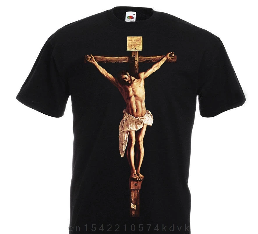 Новое поступление 2020 брендовая одежда с принтом Иисуса Христа на кресте распятия