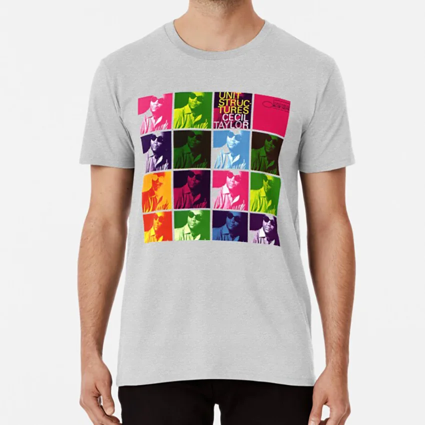 Виниловый альбом с изображением блоков футболок Cecil Taylor Jazz Blue Note 60s | Мужская