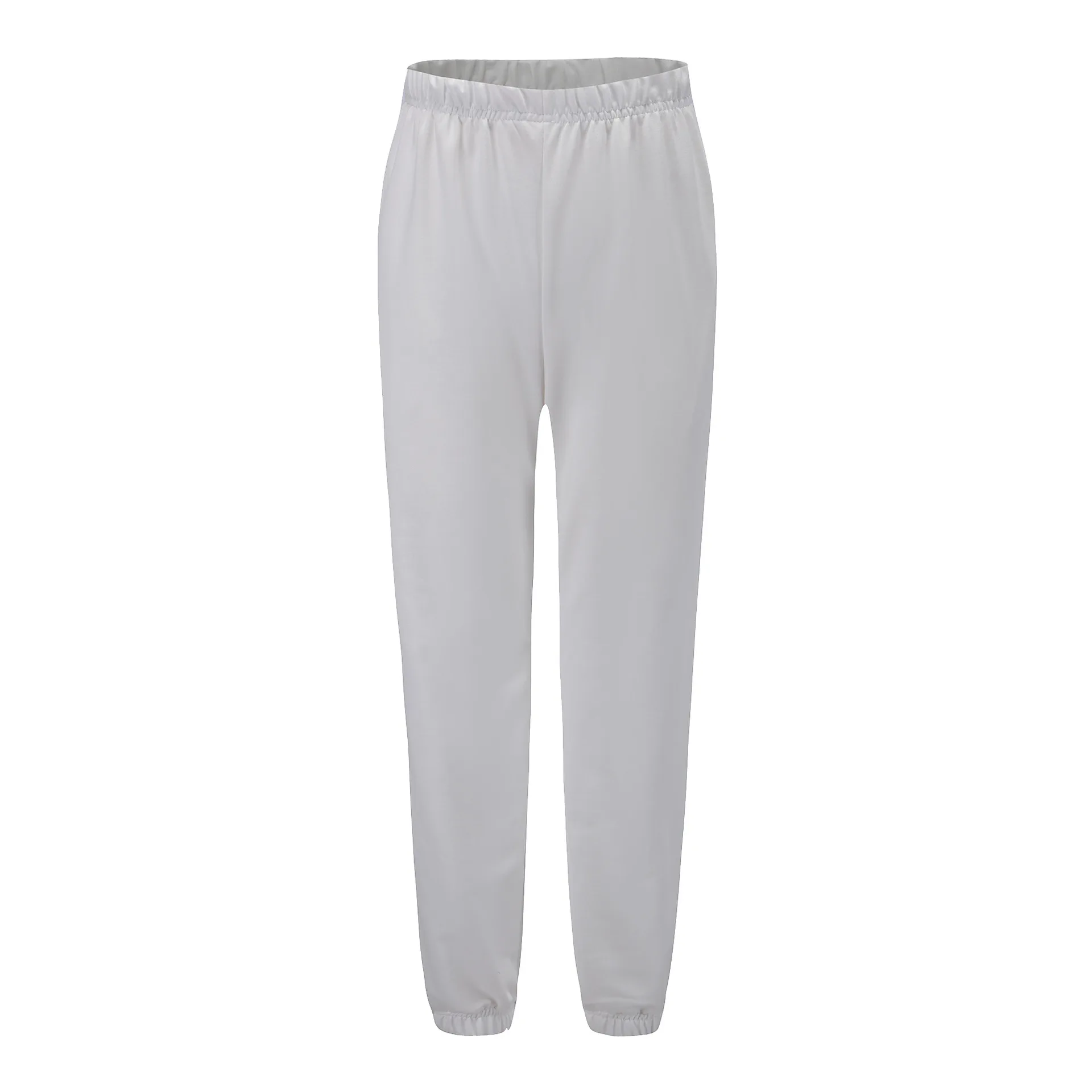 White Женские спортивные штаны Joggings Gym средний вес Беговые брюки Harajuku Беговые брюки для женщин повседневные свободные спортивные брюки Мода - Цвет: White