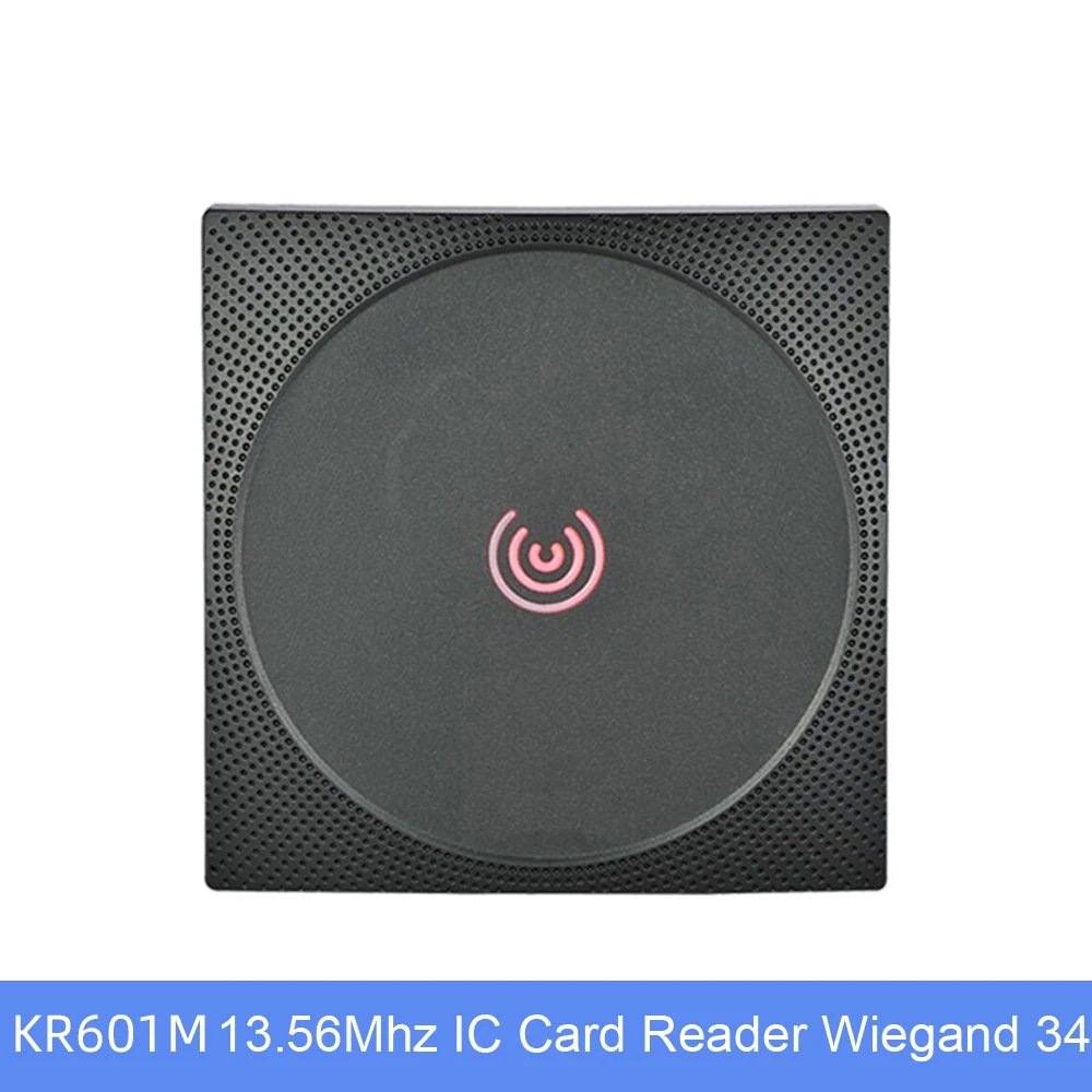 KR601M 13.56Mhz IP65 Водонепроницаемый RFID считыватель карт 13,56 МГц 125 кГц бесконтактный считыватель карт контроля доступа Wiegand 26 34 NFC считыватель KR601E - Цвет: KR601M 13.56Mhz
