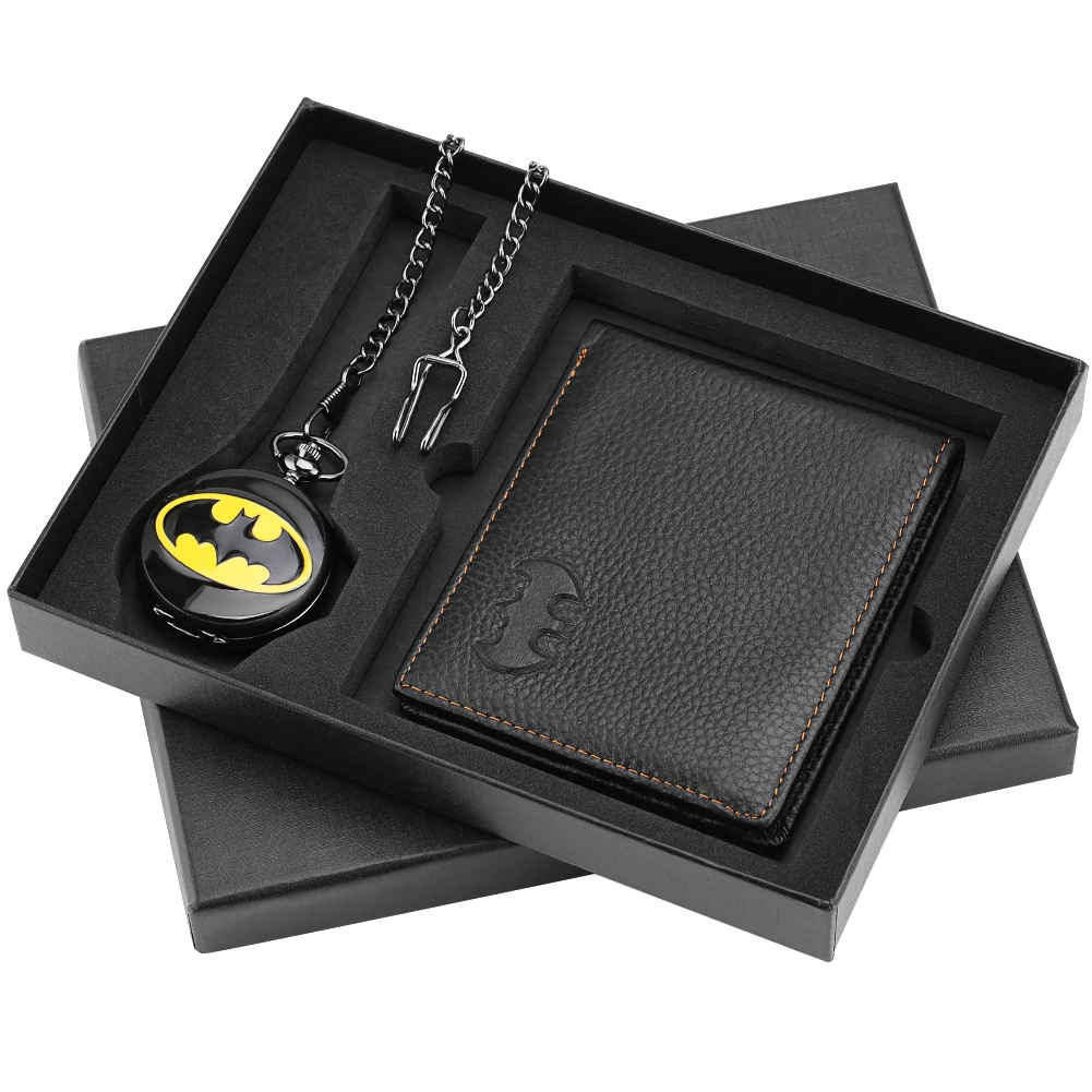 Новое поступление набор кварцевых карманных часов и кошелька очаровательная