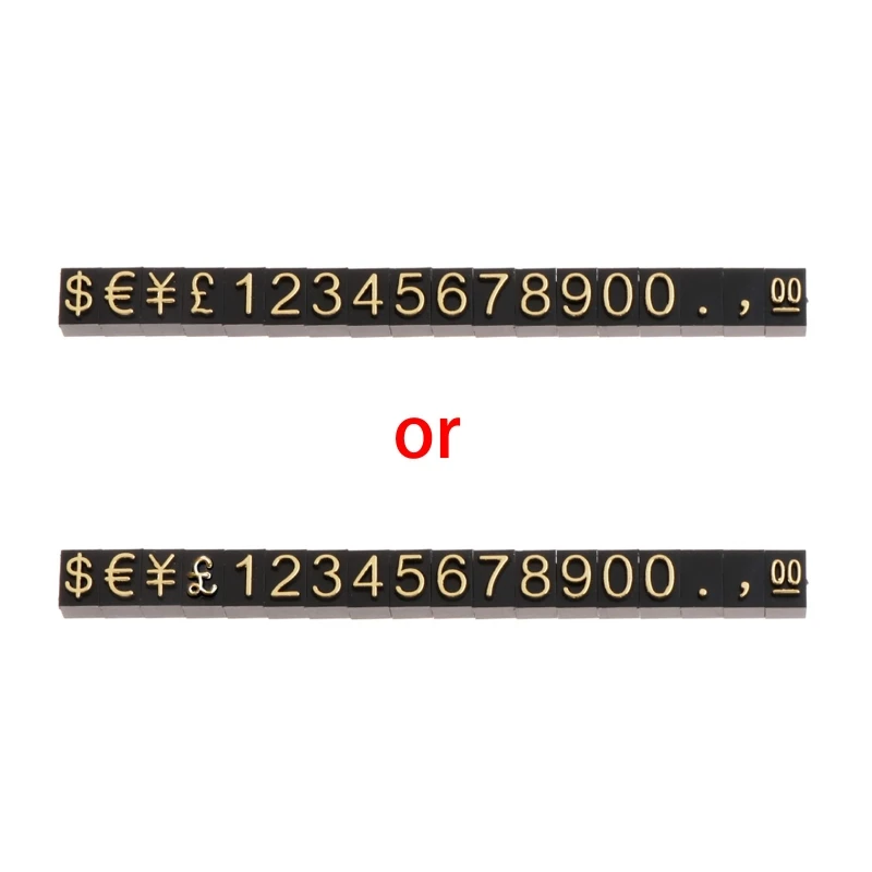 Ценник для магазина ювелирных изделий дисплей Пентагон пластиковый номер