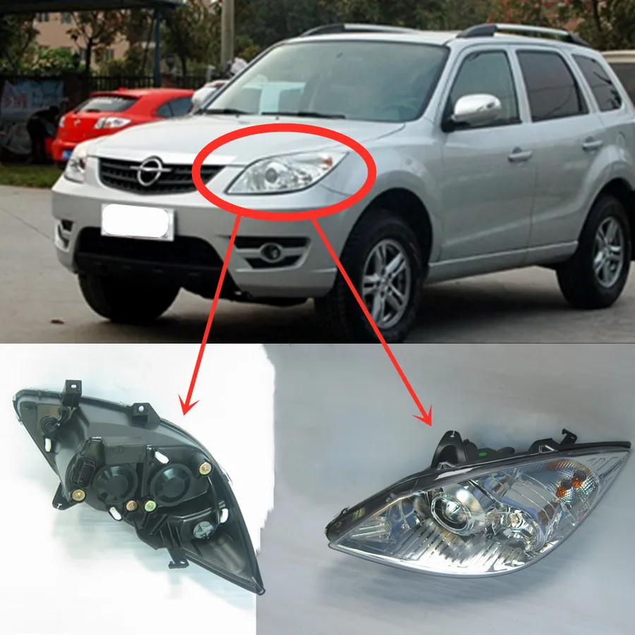 

Car accessories body parts front head lamp assembly for Haima 7 2010-2015 SA10-51-030M1 electric adjustment