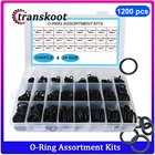 Набор уплотнительных колец NBR, 1200 шт., 740 резиновое уплотнительное кольцо, 24 размера