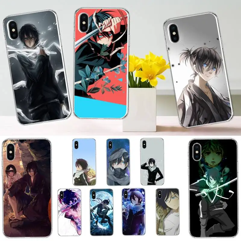 

Noragami yato Japan anime Phone Case Transparent soft For iphone 12 11 13 7 8 6 s plus x xs xr pro max mini