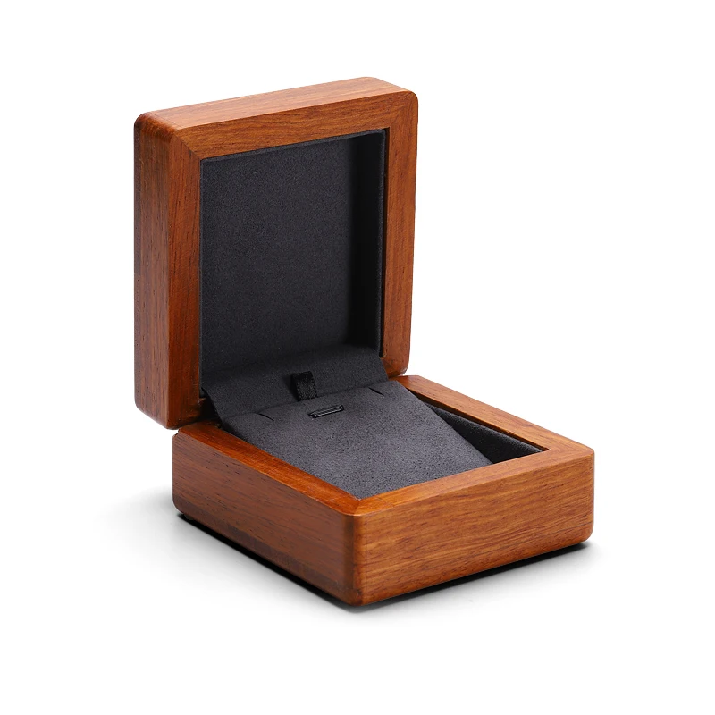 grey pendant box DIGU на заказ Роскошные ювелирные изделия дисплей коробки деревянный набор колец кулон браслет красота коробки ювелирных изделий - Цвет: grey pendant box