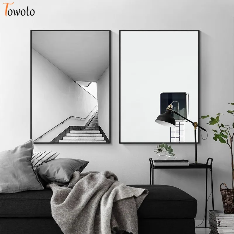 Настенный постер Натюрморт в скандинавском стиле рисунок на холсте абстрактное