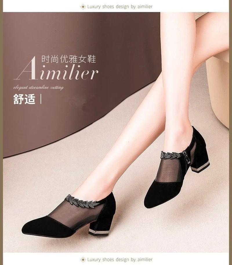 

20 Women Crystal Mesh Zipper Lace Sandals Woman High Heels SpringFemale Shoes Classics Solid Platform Sandals Ladies Party Shoes