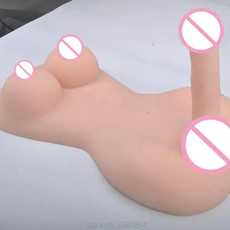 Реалистичный фаллоимитатор торс транссексуал пары мастурбатор большой пенис