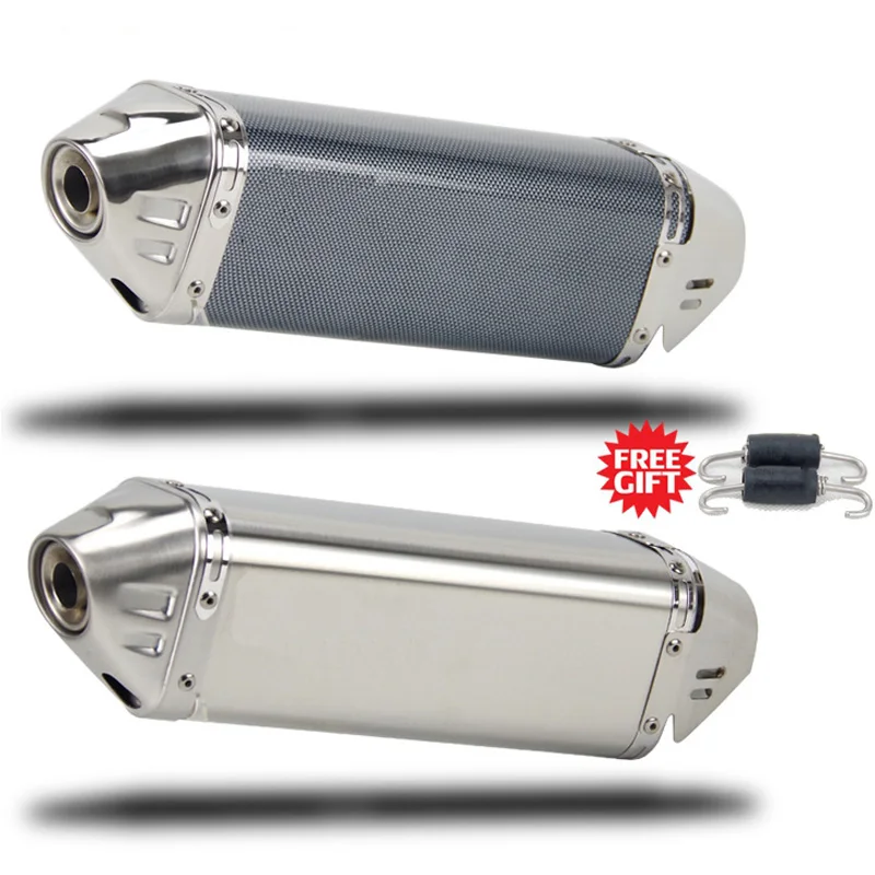 

38-51mm Universal Motorcycle Exhaust Muffler DB Killer Escape Moto for Honda CBR500R CBR1000 MT07 zx6r Z900 Ninja250 R6 Tmax530